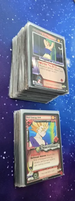 DBZ CCG Lot Of Red Cards 31 Uncommons & 91 Commons (SCORE 00-03) - Image 3