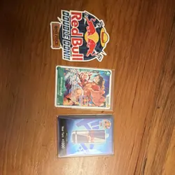 One Piece Card Game Red Bull Double Don with Promo Sealed Don Set with Sticker - Image 1