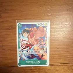 One Piece Card Game Red Bull Double Don with Promo Sealed Don Set with Sticker - Image 3