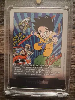 Dragon Ball Super Card Game Son Goku Energy Marker, Foil, E-47 - Image 2
