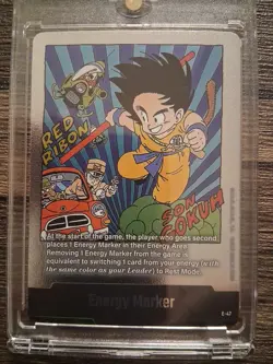 Dragon Ball Super Card Game Son Goku Energy Marker, Foil, E-47 - Image 4