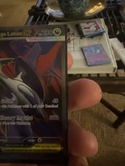 Pokemon Mega Latias EX Holo Ultra Rare Card 163/132 ME01 Mega Evolution - Image 2