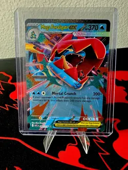 Mega Feraligatr EX 043/217 (NM) Rare Full Art EX Holo Pokemon Card - Image 1