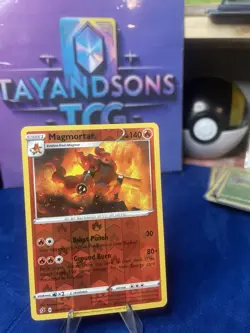 Magmortar 030/192 Rebel Clash Reverse Holo Pokemon Card NM - Image 2