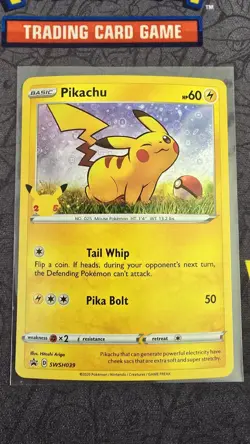 Pokemon Pikachu Promo Holo Card SWSH039 General Mills 25th Anniversary #SWSH039 - Image 1