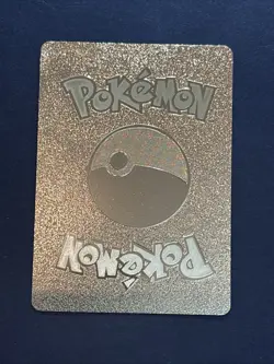 Pokemon Mewtwo GX Gold Foil Fan Art Collector Card - 300 HP - Image 2
