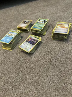 Over 500 Pokemon Cards With Rares, 2 Tins, And 2 Sleeves. - Image 1