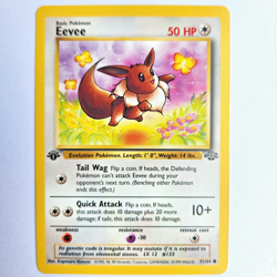 Eevee 51/64 Pokemon TCG 1st Edition Jungle NM Vintage 1999 Card - Image 2