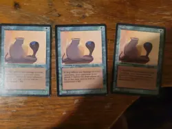 3x Nafs Asp Arabian Nights MTG Magic The Gathering Card Vintage Pauper Green 1/1 - Image 1