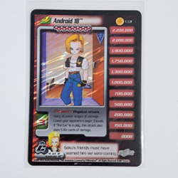 Dragon Ball Z TCG Android 18 Foil Card - Image 1
