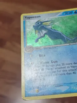 Pokemon TCG English Card Pop Series 3 Vaporeon 6/17 Holo Rare - PL! - Image 3