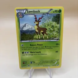 Pokemon Sawsbuck Black & White 14/114 Card - Lightly Played - Image 2