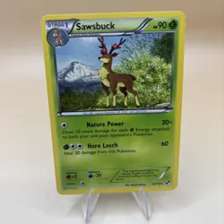 Pokemon Sawsbuck Black & White 14/114 Card - Lightly Played - Image 3