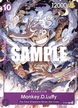 Monkey.D.Luffy (041) [OP-PR - P-041] - NM [Normal] TCG One Piece - Image 1