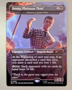Benny, Platinum Thief - Secret Lair Drop #2458 Mythic Rare - Mint - MtG - Image 1