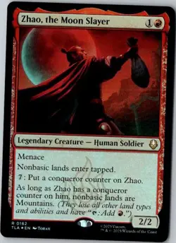 MTG, Zhao, the Moon Slayer NM FOIL Avatar TLA - Image 1