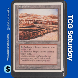 1995 MAGIC THE GATHERING 4TH EDITION STRIP MINE - Image 1