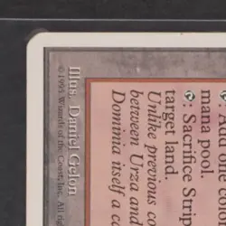 1995 MAGIC THE GATHERING 4TH EDITION STRIP MINE - Image 3