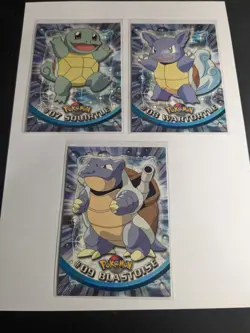 1999 Topps Pokemon TV Series Blastoise Set #09 - Black logo - Non Holo LP - Image 1