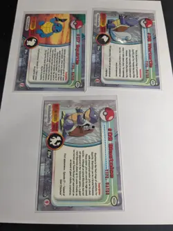 1999 Topps Pokemon TV Series Blastoise Set #09 - Black logo - Non Holo LP - Image 5