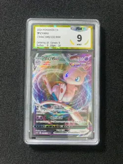 2024 Pokemon TCG S-Chinese CS4bC 049/132 RRR Mew Vmax Holo PGS 9 LU57 - Image 1