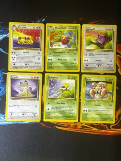 Pokemon TCG Jungle Lot X6 Vintage WOTC Mixed Condition - Image 1