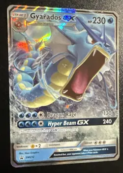 Gyarados GX SM212 Pokemon TCG Black Star Promo Full Art Ultra Rare NM-MT - Image 2