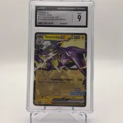 Pokemon CGC 9 Toxtricity ex Illustration Contest Winner Promo 215 Black Star - Image 1