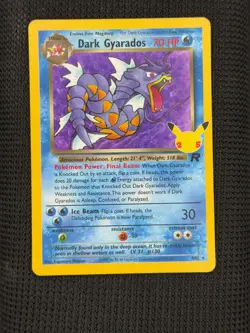 Dark Gyarados 8/82 Celebrations: Classic Collection Pokemon NM - Image 1