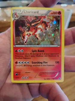 Charizard Holo 19/113 Legendary Treasures Pokemon TCG - NM - Image 2
