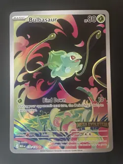 Bulbasaur 133/132 Mega Evolution Stamped Promo Pokemon TCG NM - Image 1