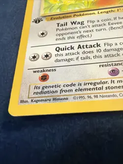 Eevee 51/64 1st Edition Jungle Vintage Pokemon TCG - Image 5
