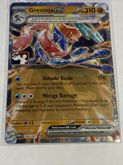 Pokemon TCG Play! Prize Pack Series 7 Greninja Ex Stamped Promo - Image 1