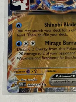 Pokemon TCG Play! Prize Pack Series 7 Greninja Ex Stamped Promo - Image 3