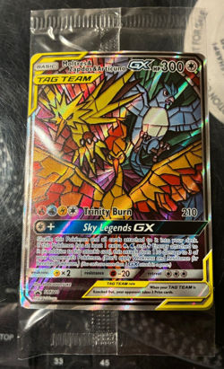 Pokemon Black Star Promo SM 210-Moltres-Zapdos-Articuno-SEALED-Hidden Fates - Image 1