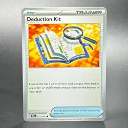 Pokemon Scarlet & Violet: Surging Sparks #171/191 Deduction Kit - Image 1