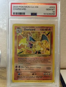 2023 Pokemon Charizard CLC EN #003 PSA 10 Gem Mint! - Image 1