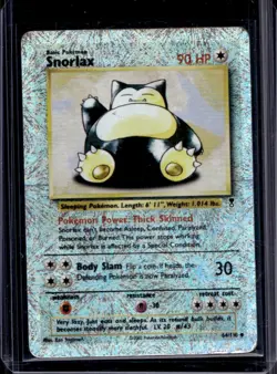 2002 Pokemon Legendary Collection Snorlax Reverse Holo #64/110 - Image 1