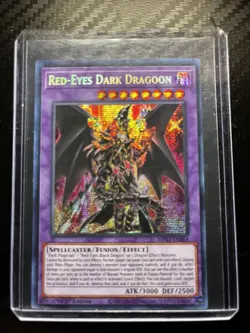 *** RED-EYES DARK DRAGOON *** PRISMATIC SECRET RARE 1ST MP22-EN264 MINT YUGIOH! - Image 1
