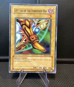 YUGIOH TCG LEFT LEG OF THE FORBIDDEN ONE DB1-EN136 COMMON UNLIMITED EDITION LP - Image 1