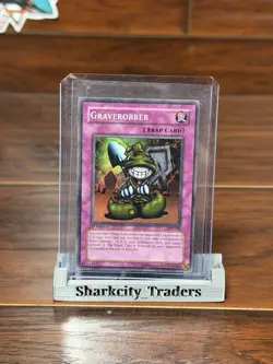 1996 Yugioh! Graverobber PSV-008 Holo Rare 1st Edition - Image 1