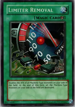 Yugioh Limiter Removal PSV-064 Super Rare NM - Image 1