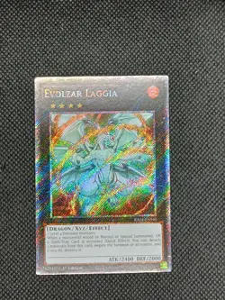 Evolzar Laggia RA04-EN160 1st Edition Platinum Secret Rare Yu-Gi-Oh! NM - Image 1