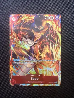 Sabo OP05-007 SR | One Piece TCG: Illustration Box Vol.5 English — Foil NM - Image 1