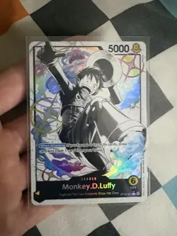 Monkey.D.Luffy ST29-001 Alt Art Foil Parallel Leader One Piece TCG - Image 1
