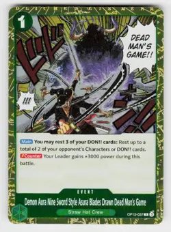 Legacy of the Master #OP12-037 Demon Aura Nine Sword Style Asura Blades - Image 1