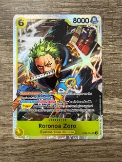 Roronoa Zoro ST29-014 - One Piece TCG Starter Deck 29: Egghead - SR Foil English - Image 1