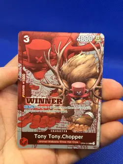 One Piece Tony Tony Chopper OP04-010 Winner Pack 2024 Promotion Card NM - Image 2