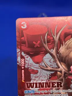 One Piece Tony Tony Chopper OP04-010 Winner Pack 2024 Promotion Card NM - Image 3