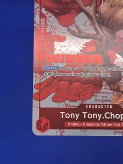 One Piece Tony Tony Chopper OP04-010 Winner Pack 2024 Promotion Card NM - Image 5